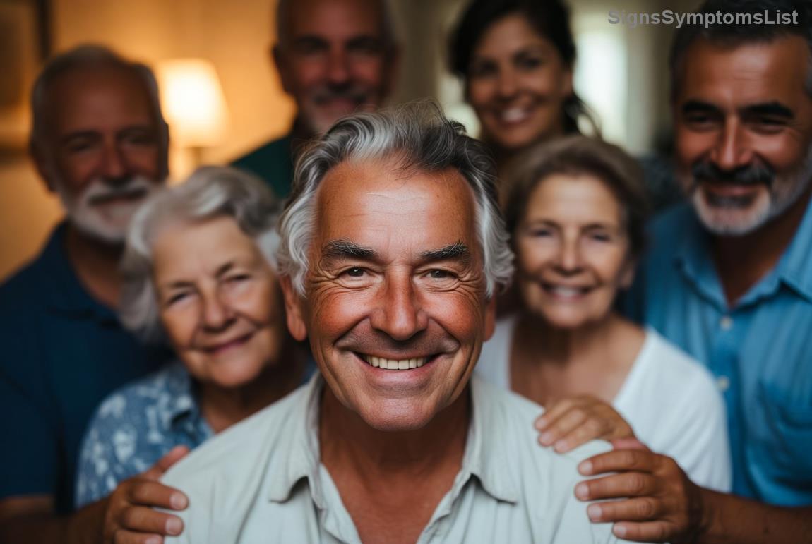 Scène d'une session de thérapie familiale pour le cancer de l'ovaire, montrant l'écoute et le soutien mutuel