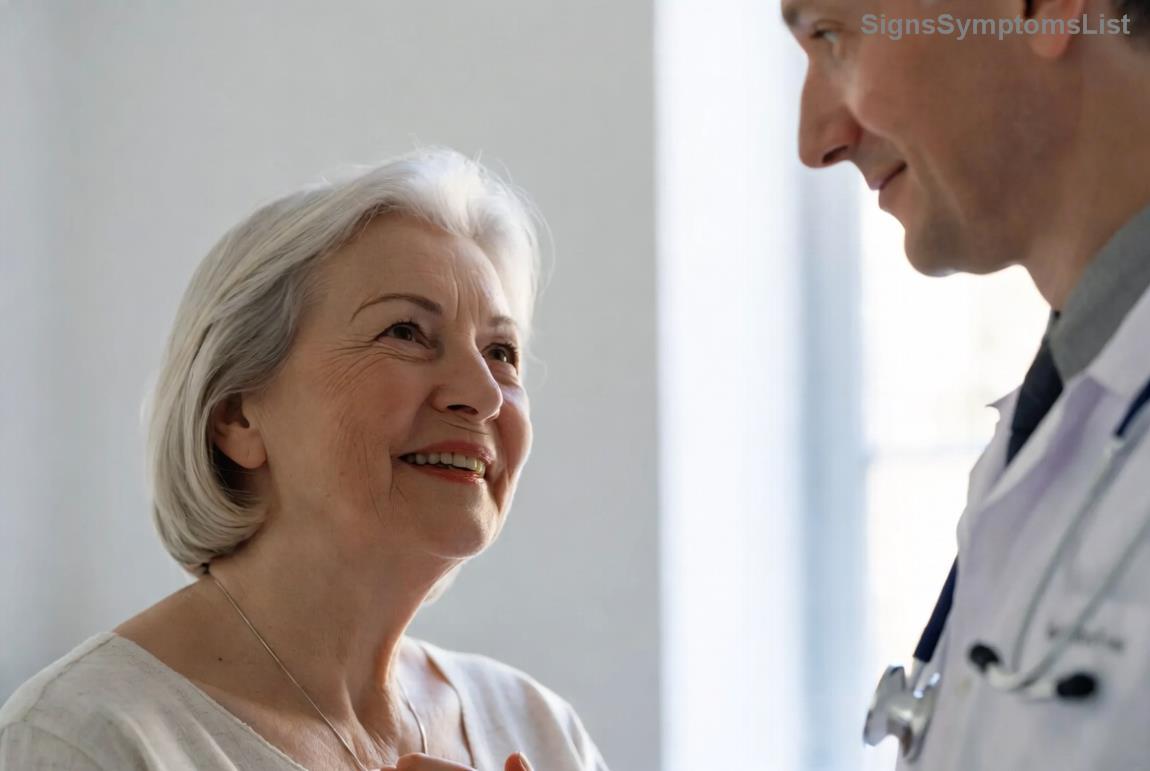 Paziente oncologico che riceve supporto durante il trattamento per cancro allo stomaco