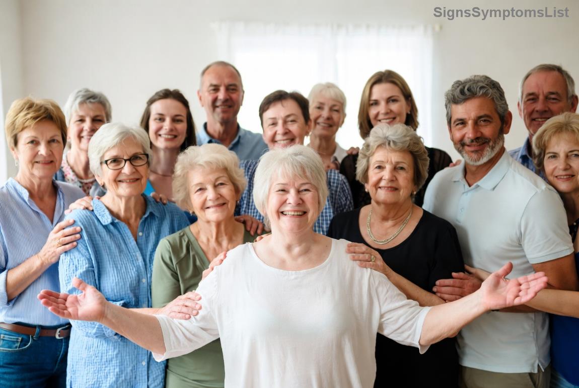 Patient undergoing advanced lung cancer treatment with medical team