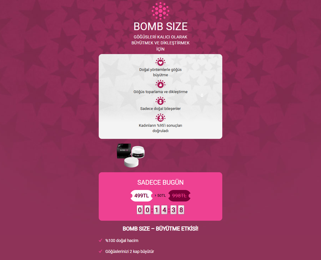 Bomb Size ürün görseli