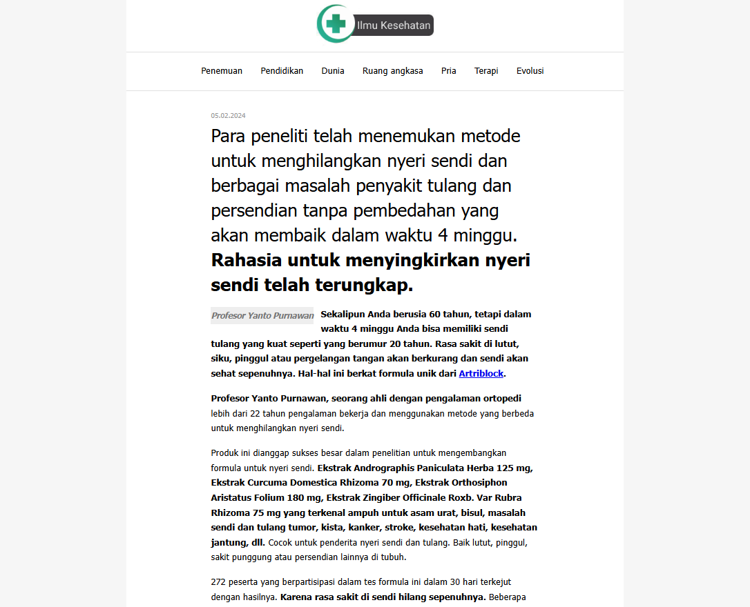 Gambar produk Artriblock