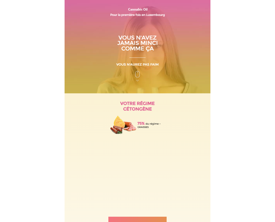 Cannabis Oil LU CBD WEIGHT LOSS bottle in Luxembourg setting