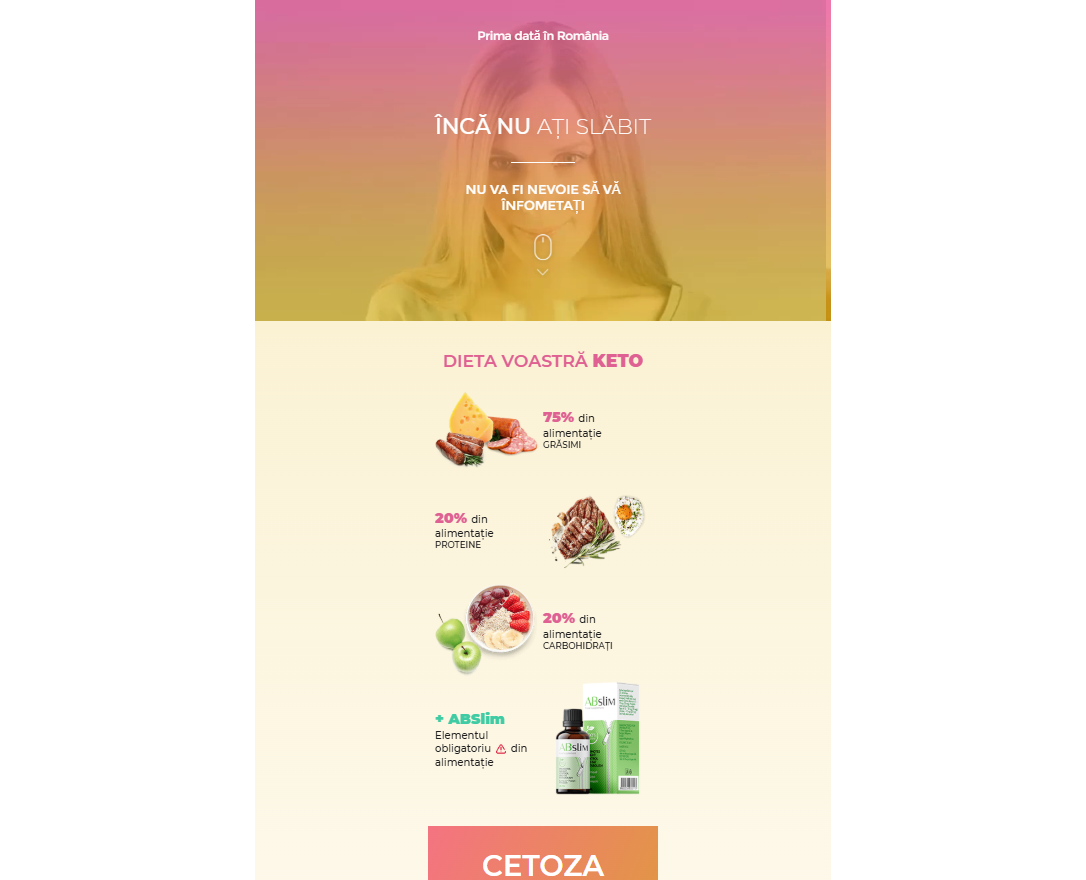 Imagine ABSlim - Ingrediente naturale