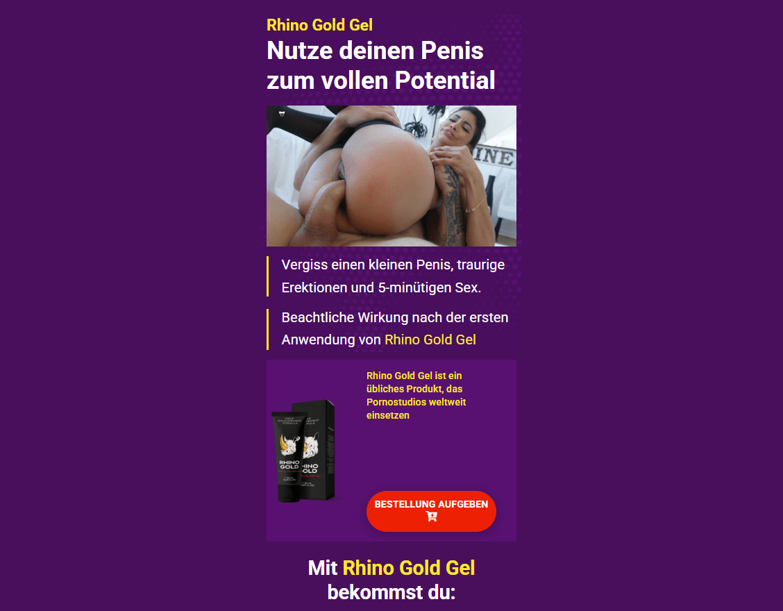 Rhino Gold Gel DE Verpackung