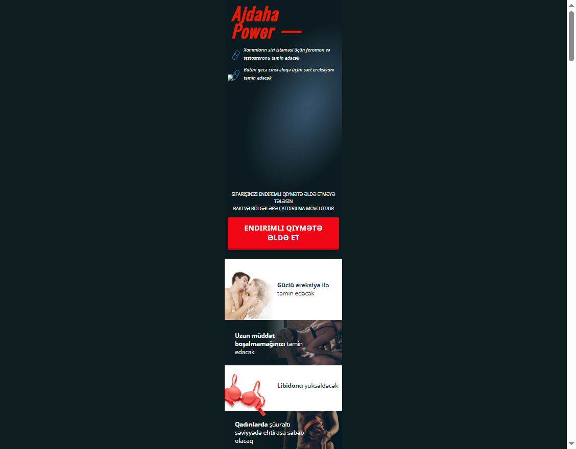 Ajdaha Power supplement bottle