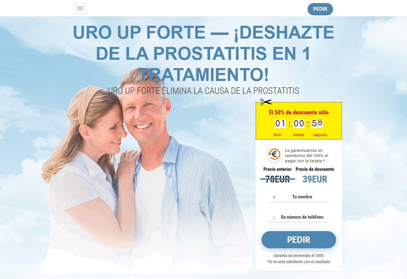 Imagen de Uro UP Forte para prostatitis