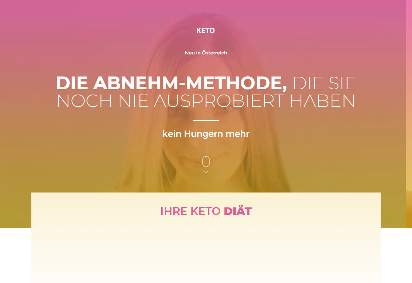 Keto-Produkt Verpackung