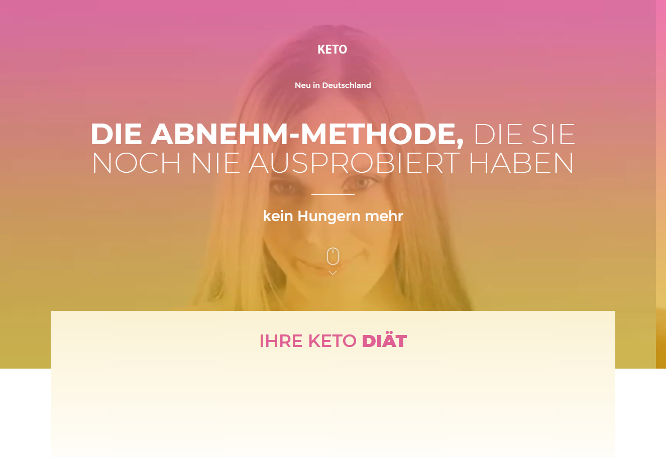 Keto-Produkt Übersicht