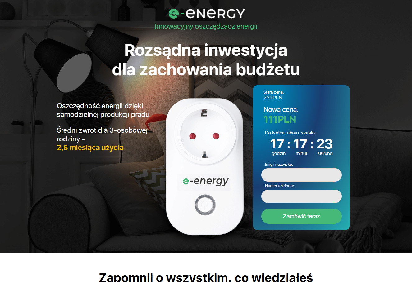 Ilustracja składników E-Energy