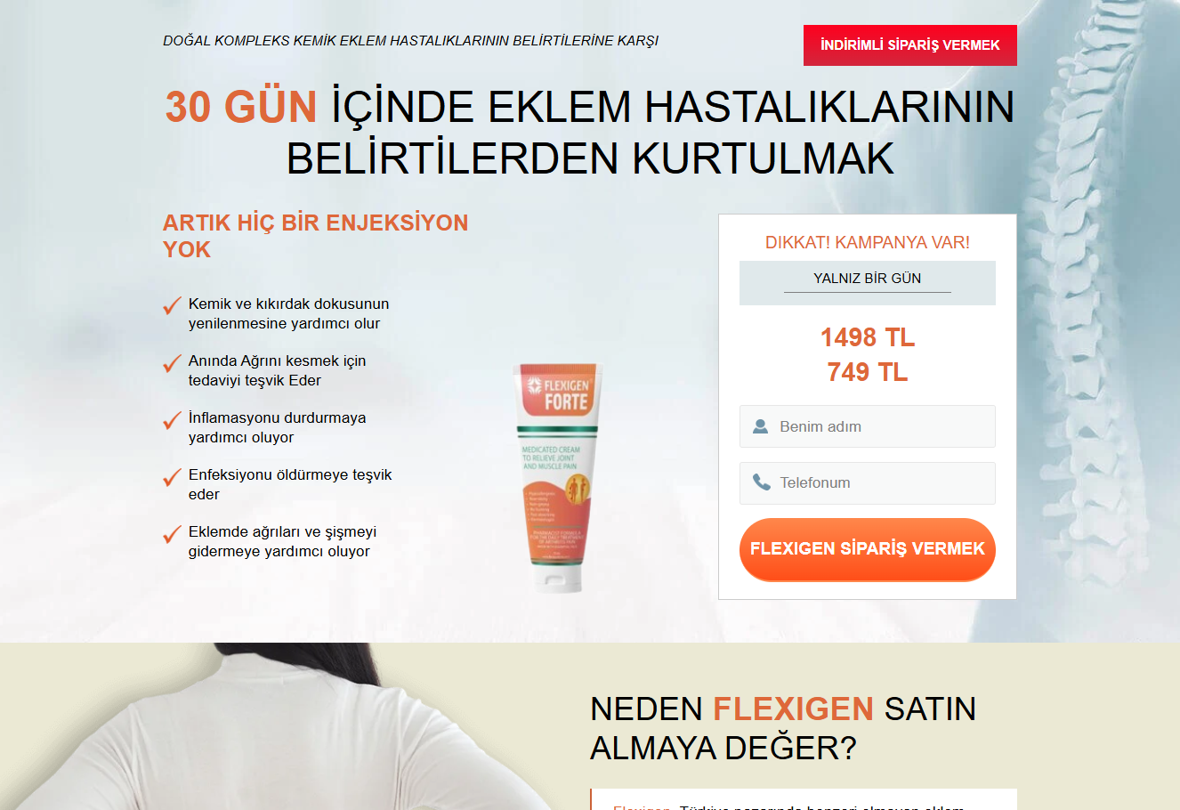 Flexigen ürünü bileşen görseli