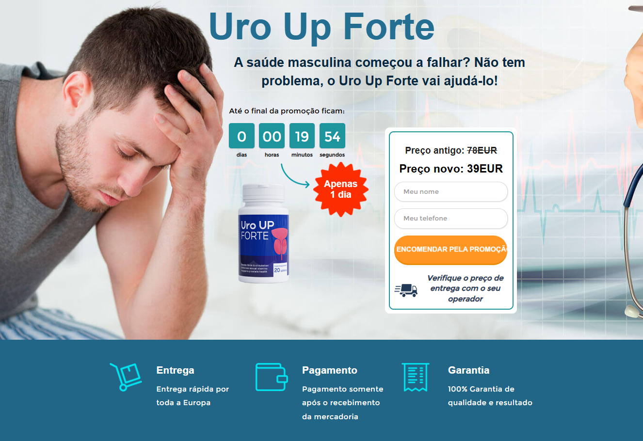 Imagem de Uro UP Forte para prostatite