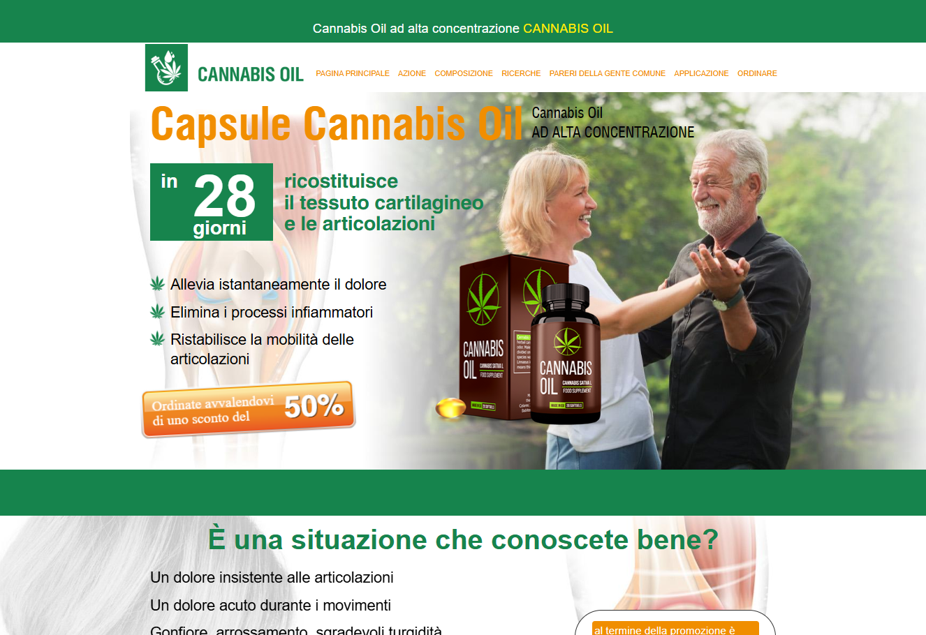 Immagine olio di cannabis