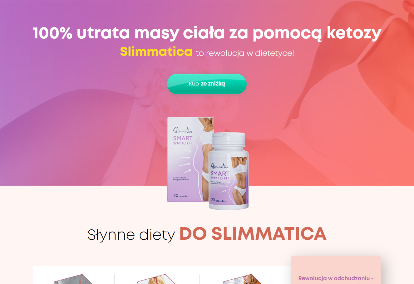 Pierwsza strona produktu Slimmatica