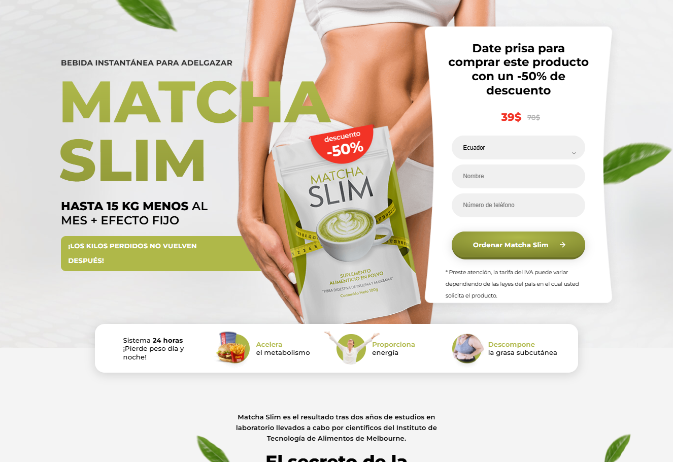 Imagen de Matcha Slim