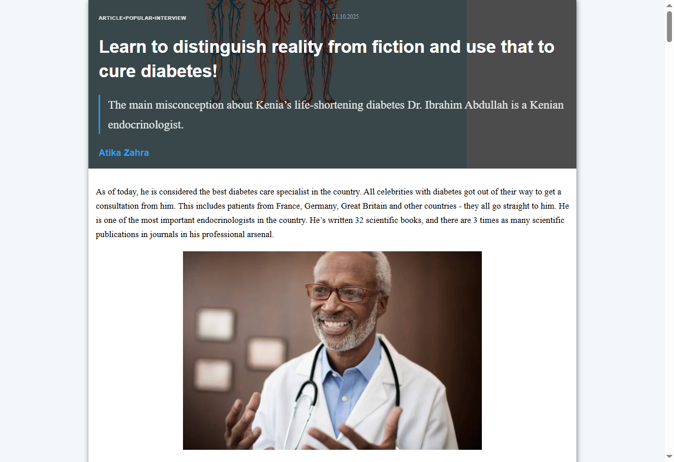 Diabetain product overview