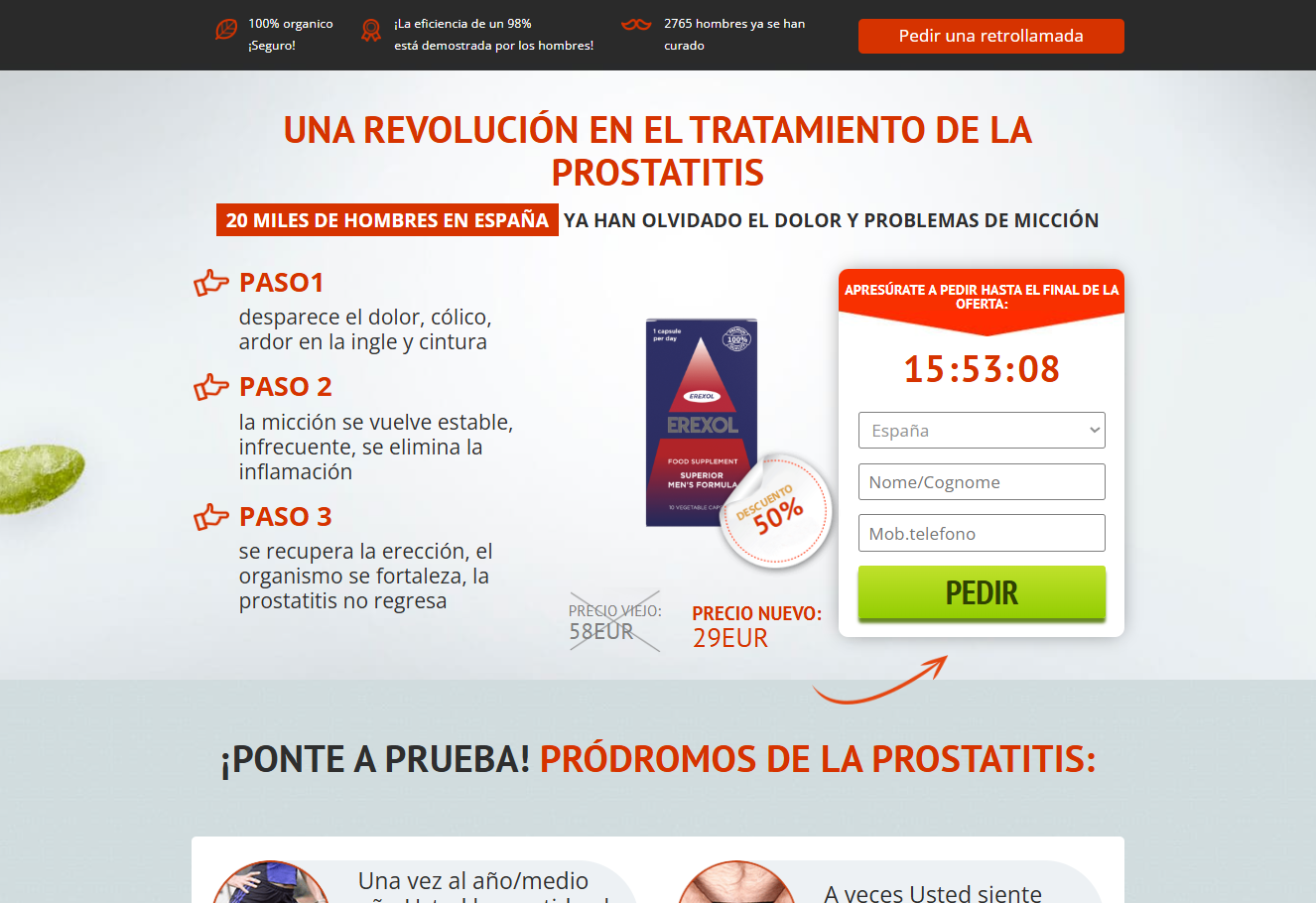 Imagen de Erexol en España