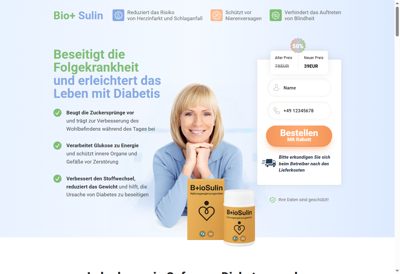 Bio+Sulin Produktbild