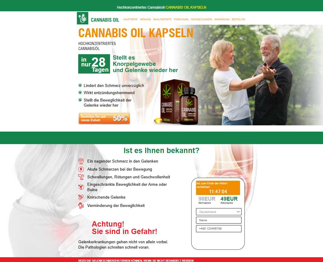 Cannabis Oil Produktbild