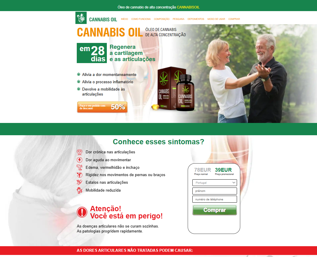 Imagem ilustrativa do óleo de cannabis