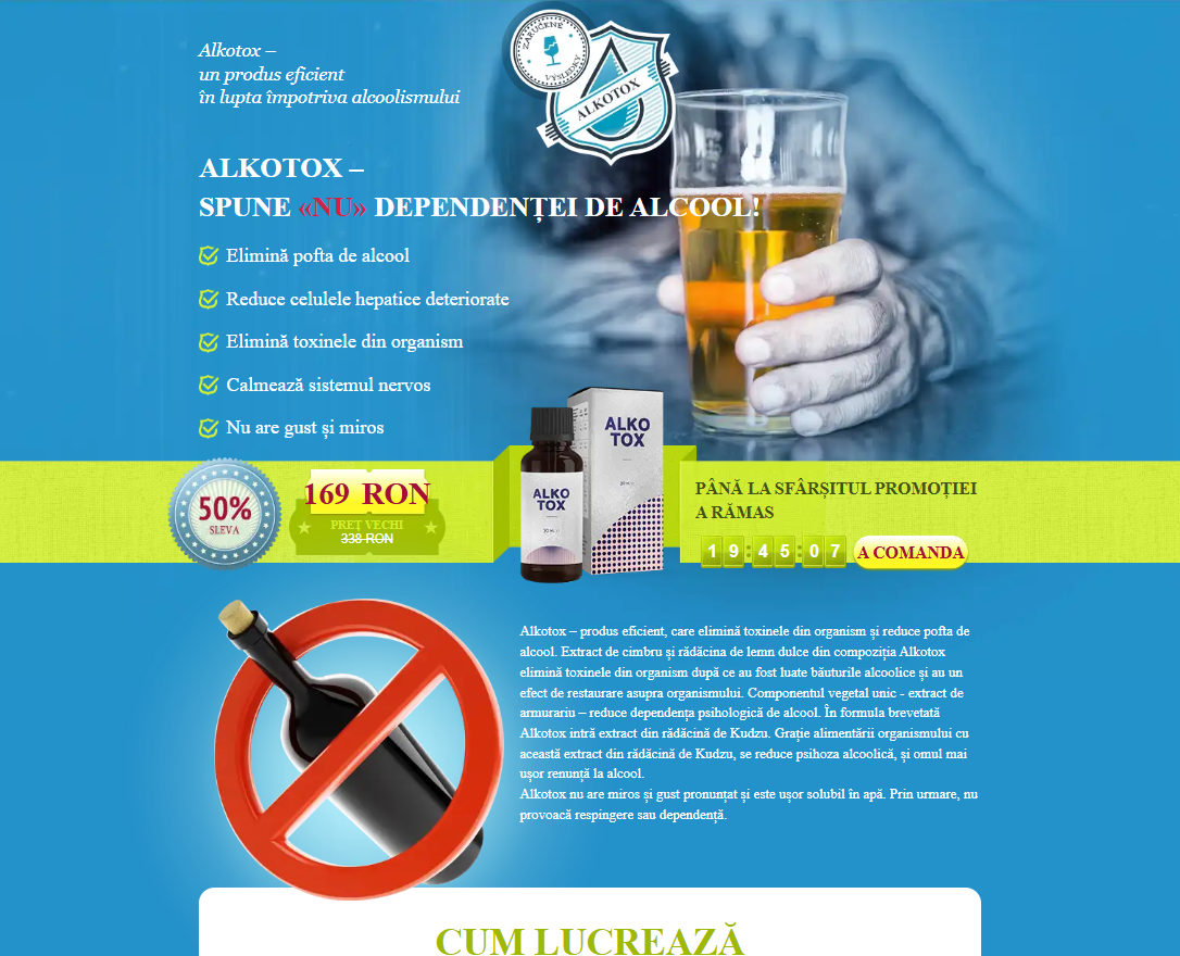 Imagine ALKOTOX - supliment detoxifiere