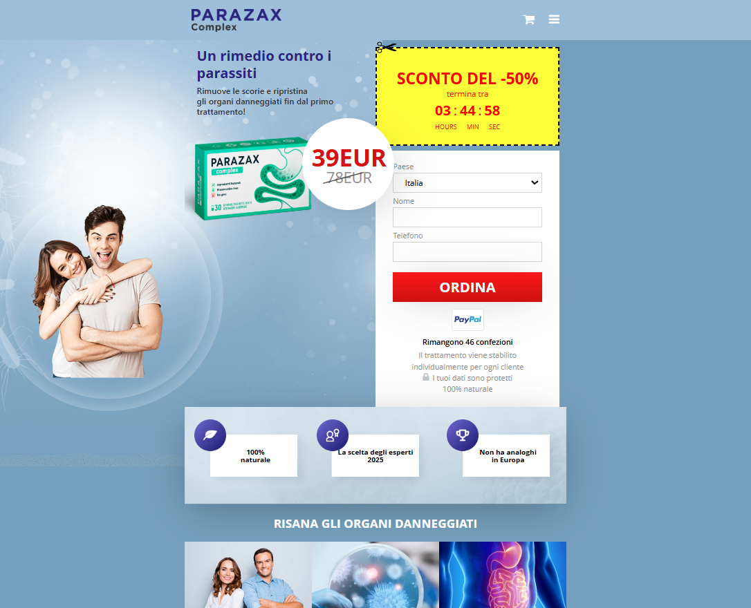 Immagine prodotto Parazax