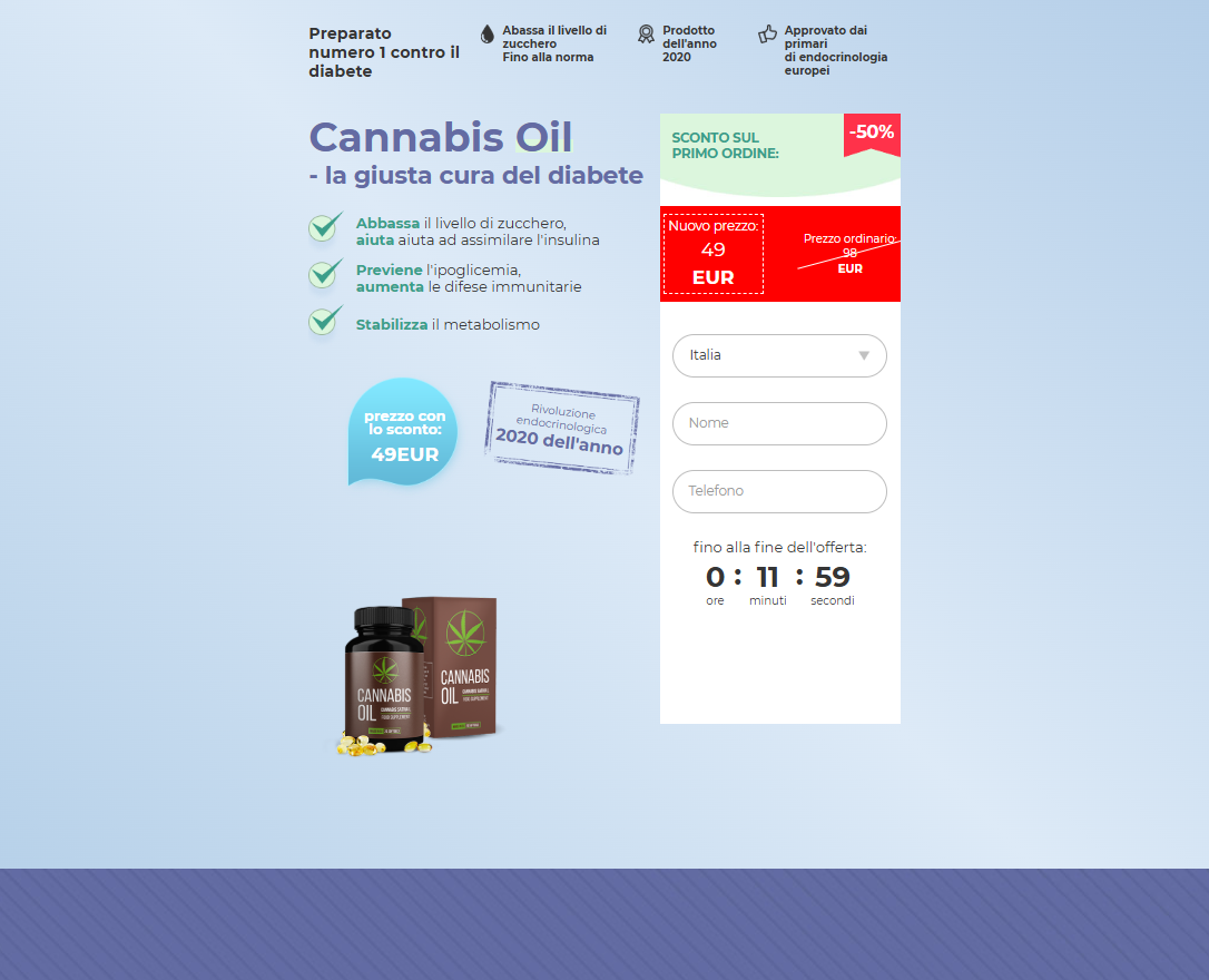 Immagine di Cannabis Oil in Italia