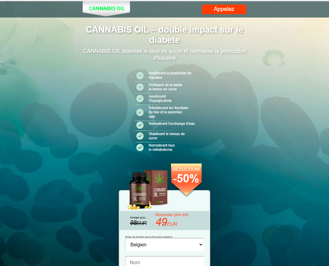 Cannabis Oil product in België