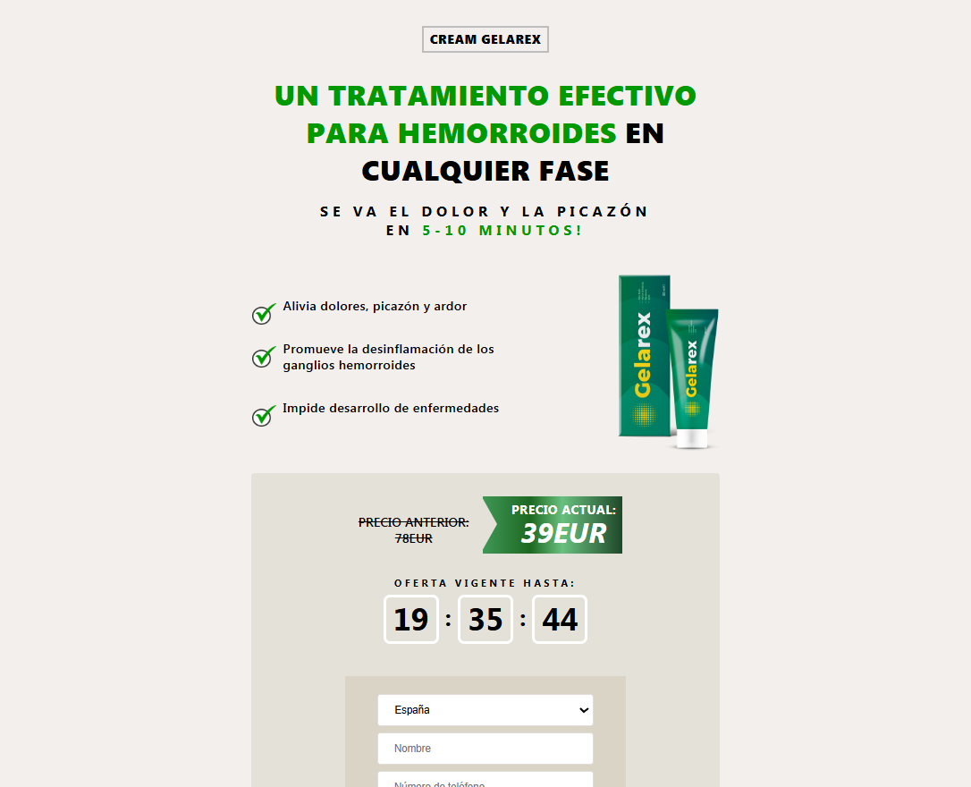 Gelarex para salud articular