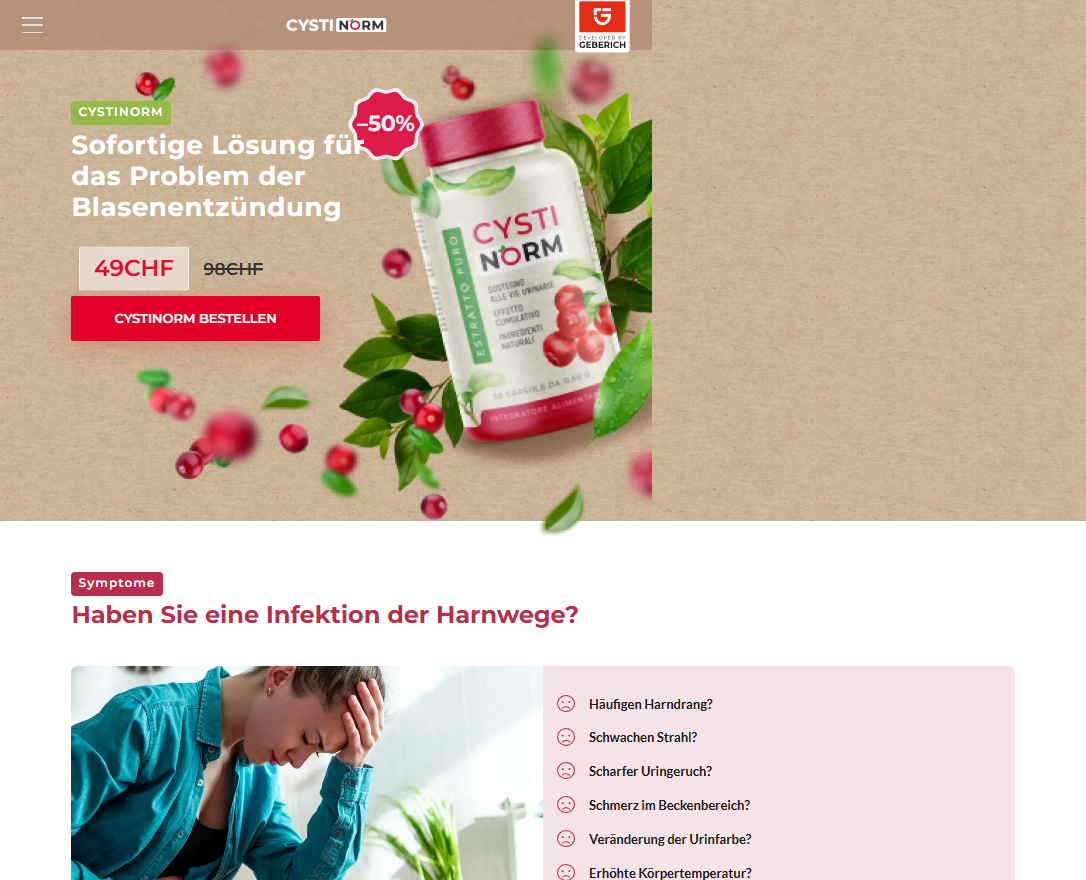 Cystinorm Produktbild