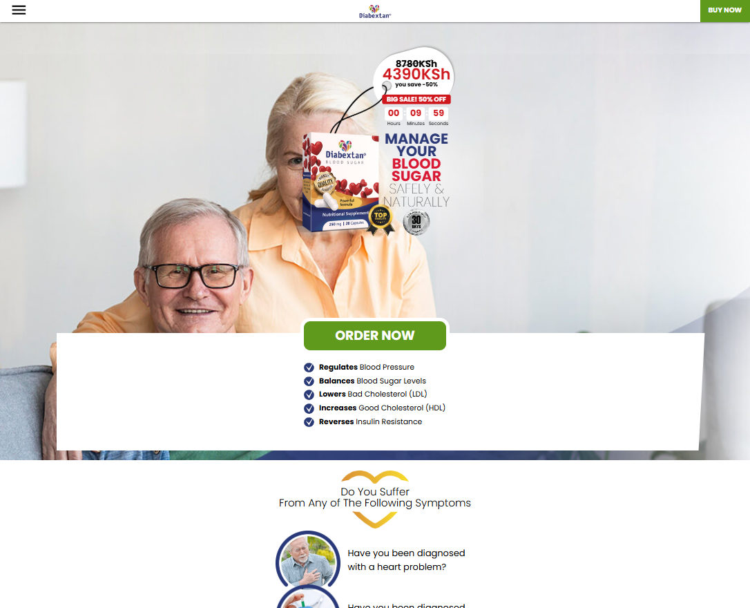 Diabextan product overview in Kenya