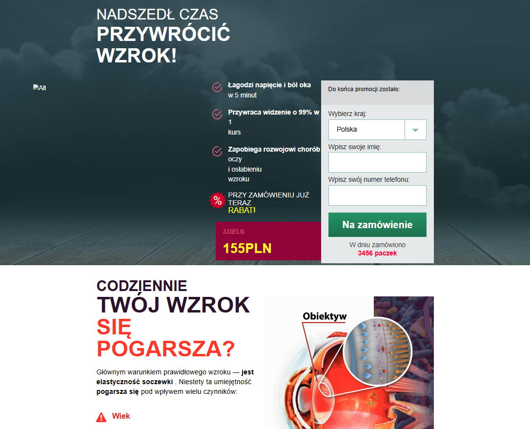 Produkt Oculear – opakowanie i składniki