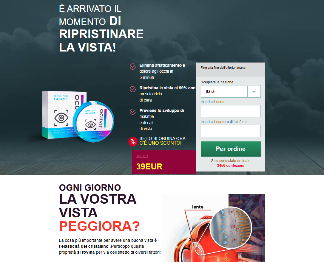 Immagine Ocuvit per la salute degli occhi