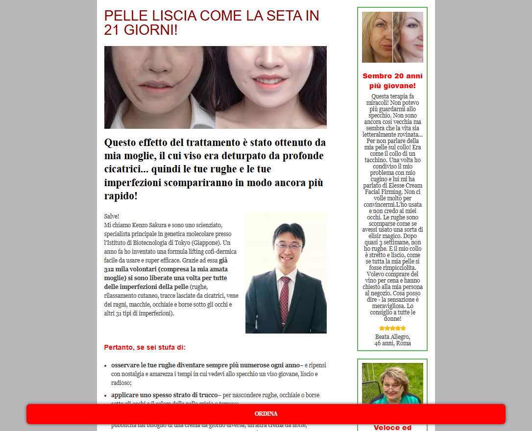 Elesse Cream - Immagine del prodotto