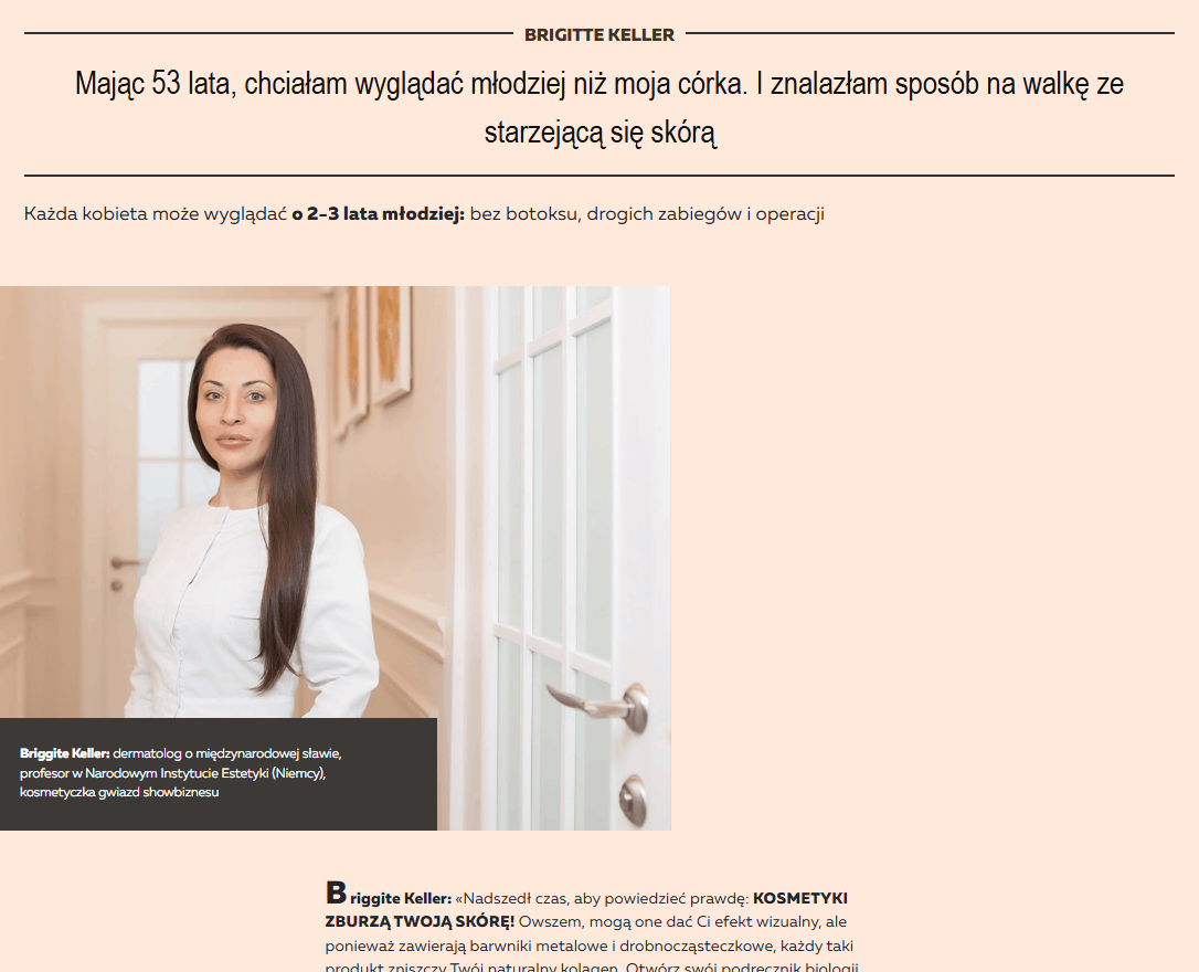 Elesse Cream - opakowanie produktu