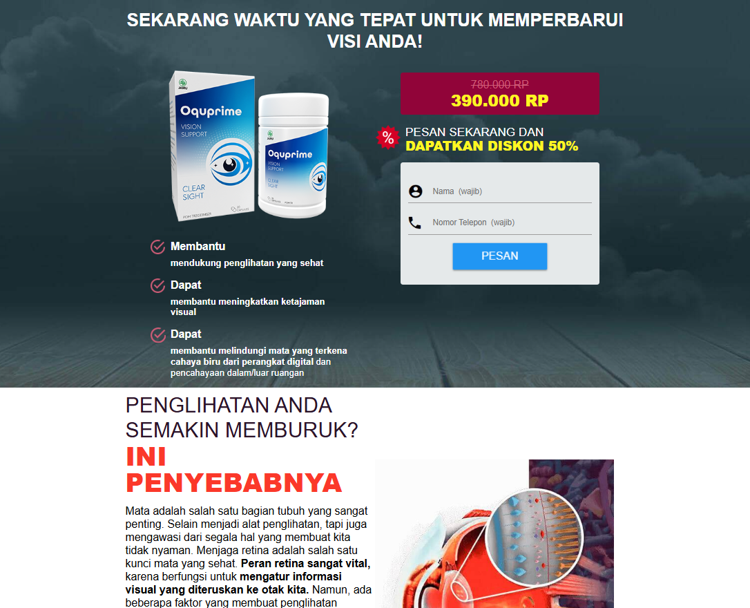 Gambar produk Oquprime pertama