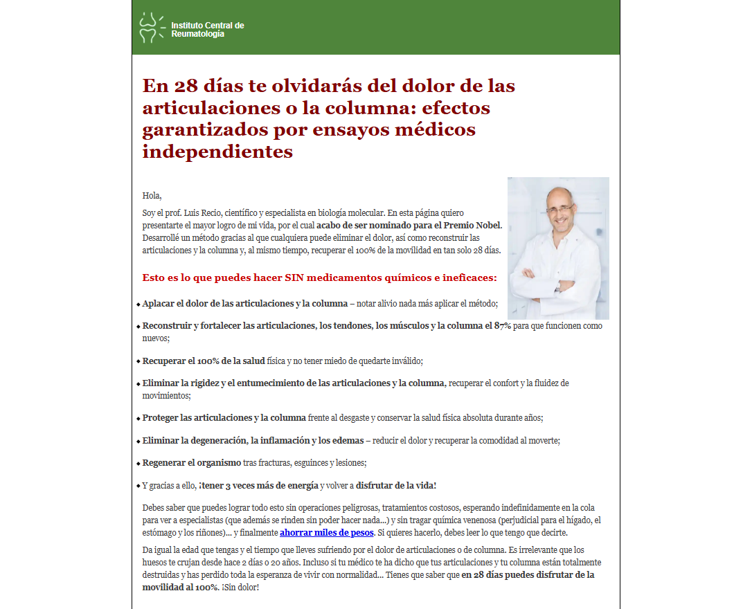 Imagen de Flexacil mostrando beneficios articulares