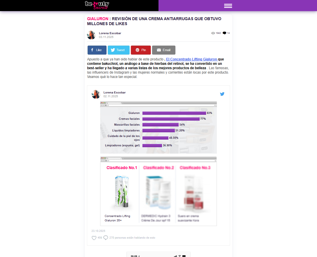 Imagen de Gialuron para articulaciones