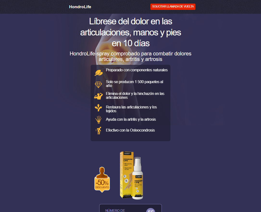 Imagen de producto Hondrolife