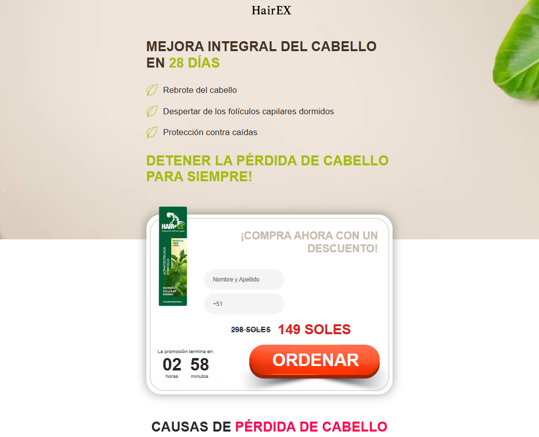 Imagen de HairEx para cabello saludable