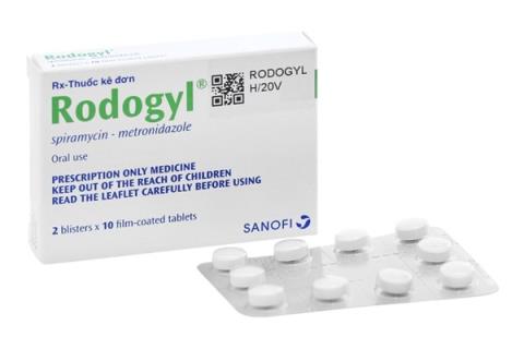 Rodogyl drug in the treatment of oral infections