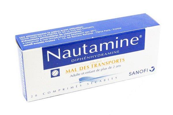 Nautamine (diphenhydramine) médicament anti-mal des transports : comment bien l'utiliser ?