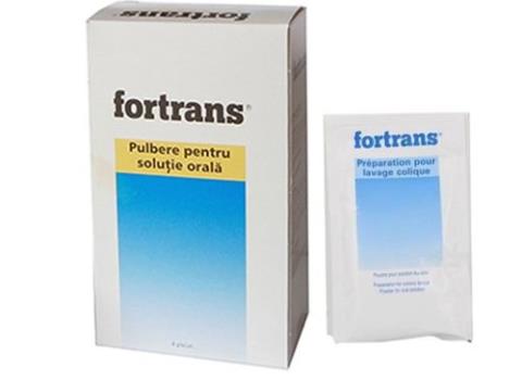 Fortrans 약물: 사용, 사용법 및 주의 사항