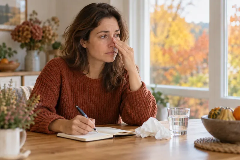 Allergie d’automne ou rhume : quels symptômes noter avant une consultation ?