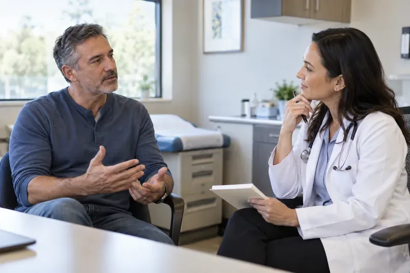 What Men Should Discuss About Energy, Sleep, and Sexual Health at a Checkup