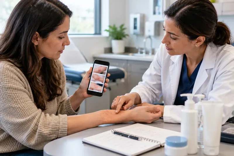 Why Dermatology Symptoms Can Come and Go—and What to Track Before Your Appointment