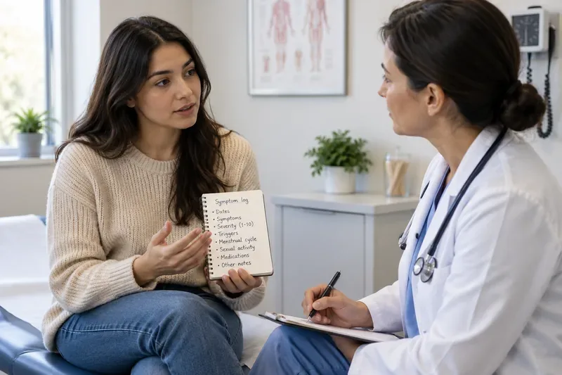 Why Sexual Health Symptoms Can Come and Go—and What to Track Before an Appointment