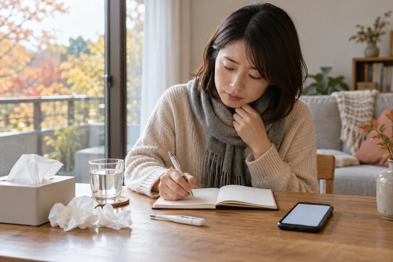 秋のアレルギーと風邪：受診前に記録したい症状と伝え方